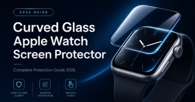Curved Glass Apple Watch Screen Protector: Complete Protection Guide 2026 A curved glass Apple