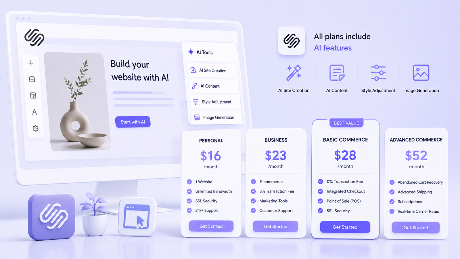 AI Website Builder Pricing
