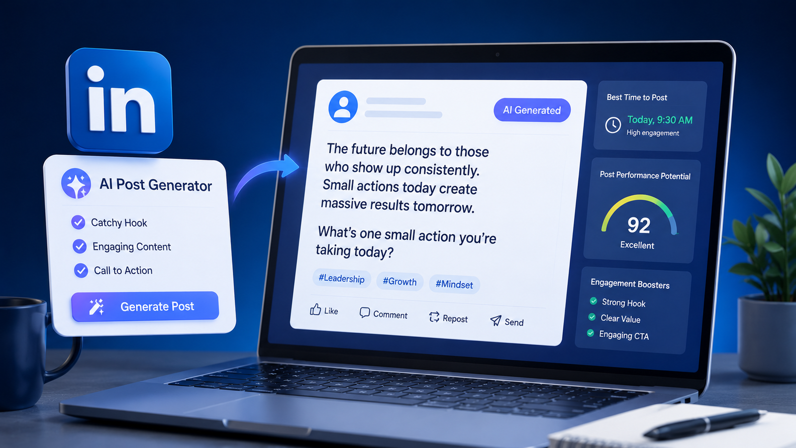 Best AI LinkedIn Post Generator