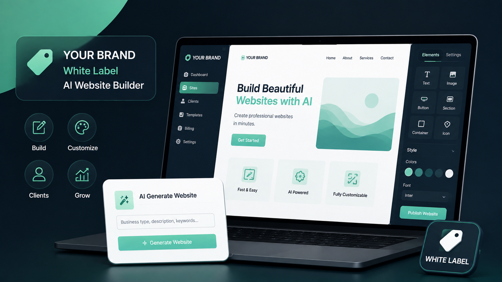 White Label AI Website Builder