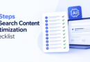 10 Step AI Search Content Optimization Checklist