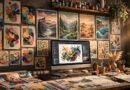 AI generated poster artwork created with a free AI poster workflow