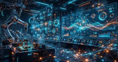 AI automation tools with no restrictions explained through an automation workflow illustration