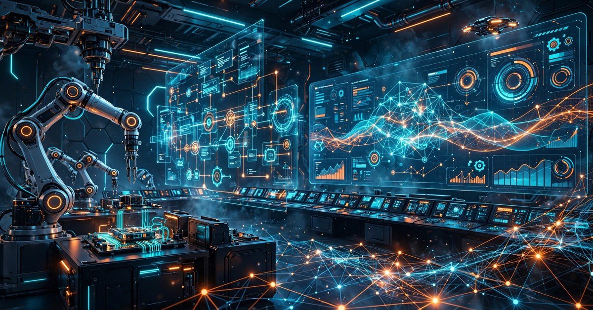 AI automation tools with no restrictions explained through an automation workflow illustration