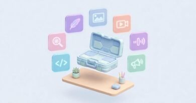 Best AI tools organized by category on a digital workspace