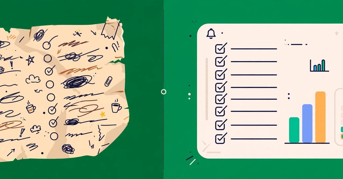 ChatGPT prompts turning a messy task list into an organized business plan