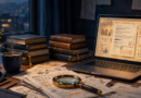ChatGPT Deep Research Explained: How It Works, Checks Sources and Limits Researcher reviewing a cited ChatGPT Deep Research report with source documents on a desk