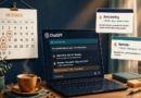 ChatGPT Scheduled Tasks: Setup, Plan Limits, and Daily Routine Ideas ChatGPT scheduled tasks morning desk with calendar, laptop, and reminder notifications