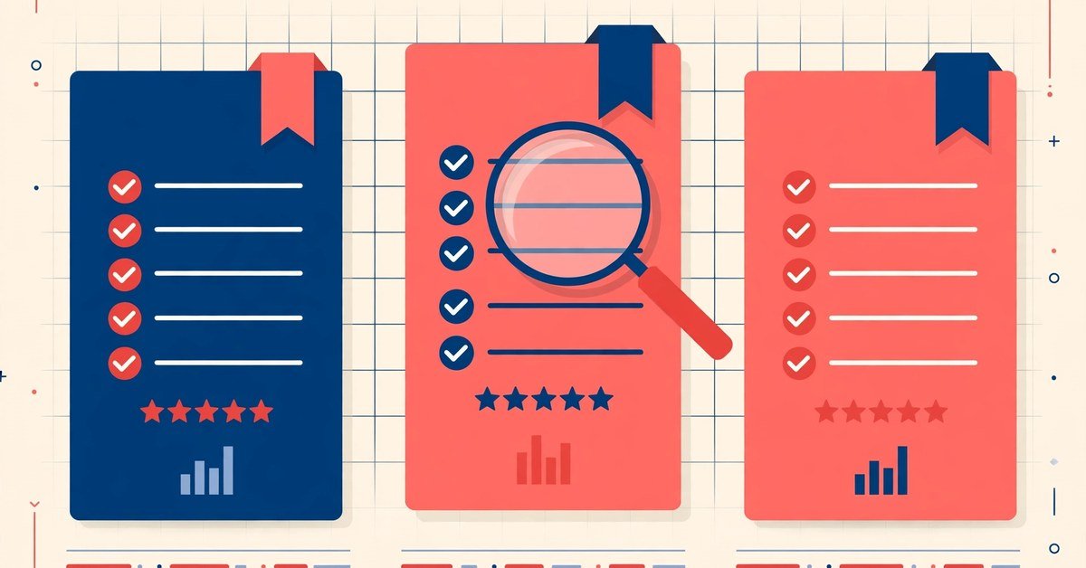 Flat infographic comparing the best AI resume builder options side by side by features, free tiers and prices, with three resume templates, checkmarks and star ratings