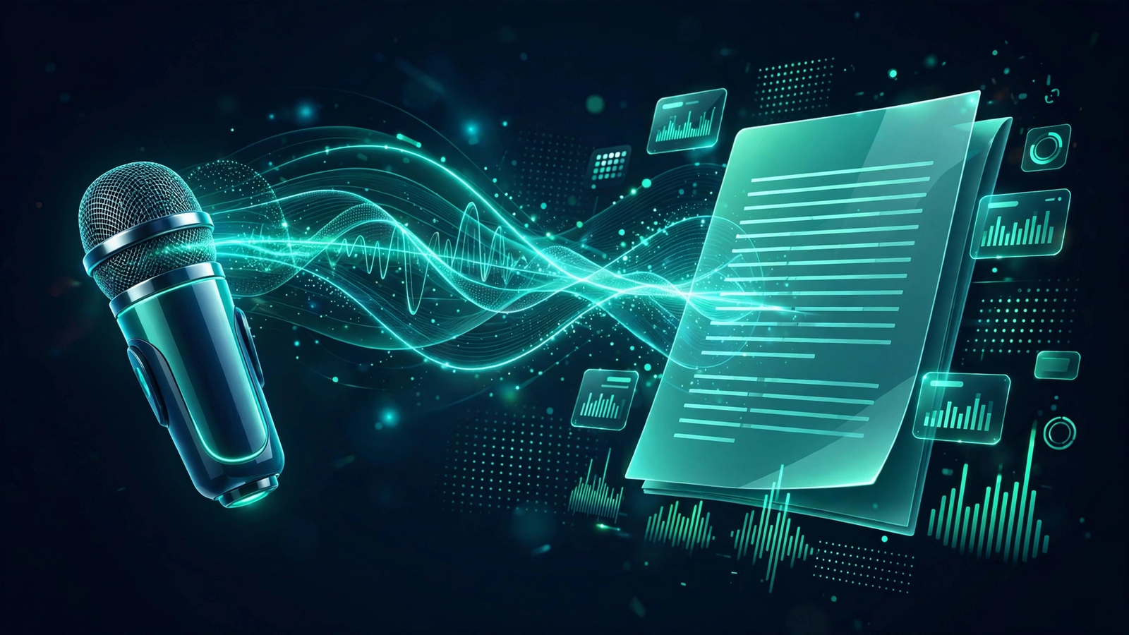 How AI voice to text conversion works