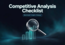 Competitive analysis checklist