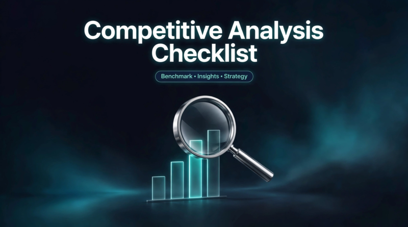 Competitive analysis checklist